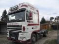 Daf XF, CB antna SIRIO TURBO 1000 v boku vozidla, nutn odklonn antny
