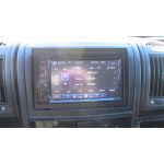 Fiat Ducato, kamera v brzdovm svtle a 2. kamera nad SPZ, 2DIN rdio Kenwood