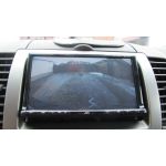 Nissan Pathfinder, CMOS kamera 180 stup v podloce SPZ - zobrazen na 2DIN rdiu JVC 