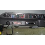 Claas Lexion, CB vyslaka Allamat 409, CB antna Sirio Turbo 800, kovov DIN drk