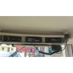 John Deere, CB vyslaka Allamat 409, CB antna Sirio Turbo 800, kovov DIN drk, pdavn CB repro