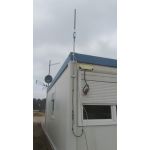 Objekt expedice v pískovně, CB anténa Sirio Thunder, bleskojistka