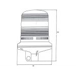 Xenonov majk BERNER Flexi s dvojitm zbleskem 12/24 V