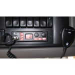 Daf XF, CB vyslaka Allamat 409, kovov DIN drk