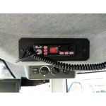 Nakladač Volvo, CB vysílačka Allamat 409, DIN držák a dodatečný DIN rámeček, CB ant Sirio Turbo 2000