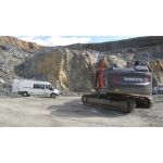 Bagr Volvo, CB vyslaka Allamat 409, CB antna Sirio Turbo 2000