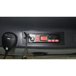 Claas Lexion, CB vyslaka Allamat 409, CB antna Sirio Turbo 800, kovov DIN drk