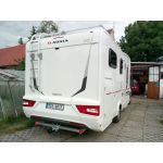 Adria, 2ks CCD kamer 170st. v dodatečném držáku z nerezu, 2DIN autorádio Kenwood