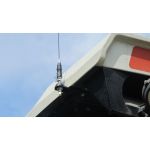 Claas kombajn, CB vyslaka Allamat 409, kovov DIN drk, CB antna Sirio Mini Snake