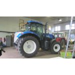 New Holland, CB vysílačka Allamat 409, CB anténa Sirio Turbo 800, kovový DIN držák, CB repro