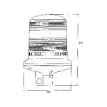 Xenonov majk BERNER na ty s dvojitm zbleskem 12/24 V