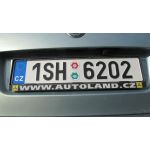 koda Octavia II, CCD kamera 170 stup, proveden v osvtlen SPZ, zobrazen na 2DIN rdiu Kenwood