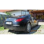 Nissan 350Z, CMOS kamera 180 stup v podloce SPZ - zobrazen na 2DIN rdiu