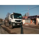 Man TGS, CB vysílačka Allamat 409, CB anténa original MAN, kovový DIN držák,zapuštění CB repro