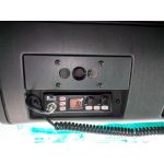 Man TGX, CB vysílačka Allamat 409, CB anténa President Carolina, kovový DIN držák,zapuštění CB repro