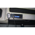 MAN 2000, CB vyslaka Lafayette Zeus, plastov kryt kolem vyslaky vyroben zkaznkem