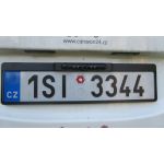 Nissan Navara, LCD monitor 18cm, obytn pvs - kamera CCD v podloce pod SPZ