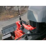 Nakladač Hitachi, CB vysílačka President Barry, DIN držák, CB anténa Sirio Mini Snake, reproduktor