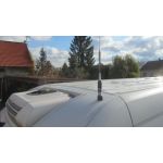 VW Crafter, CB President Teddy, CB antna Sirio Turbo 800, kovov DIN drk, pdavn CB reproduktor