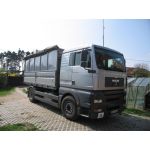 Man TGA, CB vyslaka DNT Rallye - star, kovov DIN drk, CB repro, CB antna Sirio Turbo 800