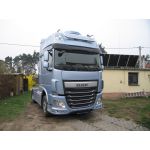 Daf XF, CB vyslaka Allamat 409, kov. DIN drk, CB ant. orig. Daf, CB repro 10cm pod orig. mkou