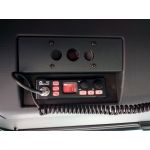 Man TGS, CB vysílačka Allamat 409, CB anténa original MAN, kovový DIN držák,zapuštění CB repro