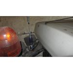 Claas Lexion, CB vyslaka Allamat 409, CB antna Sirio Turbo 800, kovov DIN drk