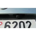 koda Octavia II, CCD kamera 170 stup, proveden v osvtlen SPZ, zobrazen na 2DIN rdiu Kenwood