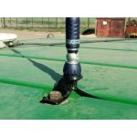 Traktor John Deere, CB vysílačka KPO K-500, CB anténa Sirio Turbo 800 na dodatečném držáku