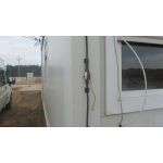 Objekt expedice v pískovně, CB anténa Sirio Thunder, bleskojistka