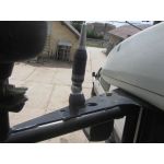 Řezačka Claas, CB vysílačka Allamat 409, CB anténa Sirio Turbo 800, kovový DIN držák