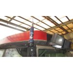 Case IH 250, CB vysílačka Allamat 409, CB anténa Sirio Turbo 800, na míru vyrobený držák antény