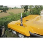 Nakladač VOLVO, CB vysílačka Allamat 409, CB anténa Sirio Turbo 800, kovový DIN držák