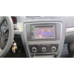 koda Octavia II, CCD kamera 170 stup, proveden v osvtlen SPZ, zobrazen na 2DIN rdiu Kenwood