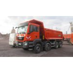 Man TGS, CB vysílačka Allamat 409, CB anténa original MAN, kovový DIN držák,zapuštění CB repro