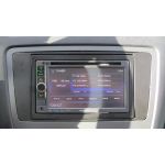 koda Octavia II, CCD kamera 170 stup, proveden v osvtlen SPZ, zobrazen na 2DIN rdiu Kenwood