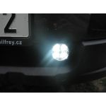 Subaru Outback, vzdálenost LED světel cca 50cm od bočního obrysu
