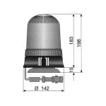 Rotan majk BERNER 12/24 V magnetick