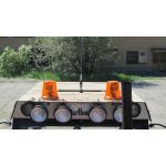 Zetor, CB antna Sirio Turbo 1000, CB vyslaka Allamat 409