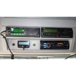 Iveco Eurocargo, CB Lafayette Trucker, HF sada Parrot CK3100, zptn kamera a monitor 