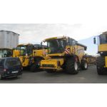 New Holland kombajn, CB vyslaka Allamat 409, CB antna President Kentucky, repro pod orig. mkou