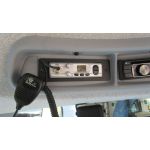 New Holland, CB vyslaka Lafayette Ares Silver, kovov DIN drk, pdavn CB reproduktor