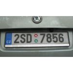 koda Octavia II, CCD kamera 170 stup, proveden v osvtlen SPZ, zobrazen na navigaci Kenwood