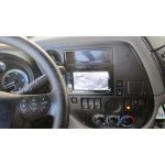 Daf XF, zptn kamera pro pohled do otevenho nvsu, zobrazen na 2DIN rdiu, pracovn LED svtla 